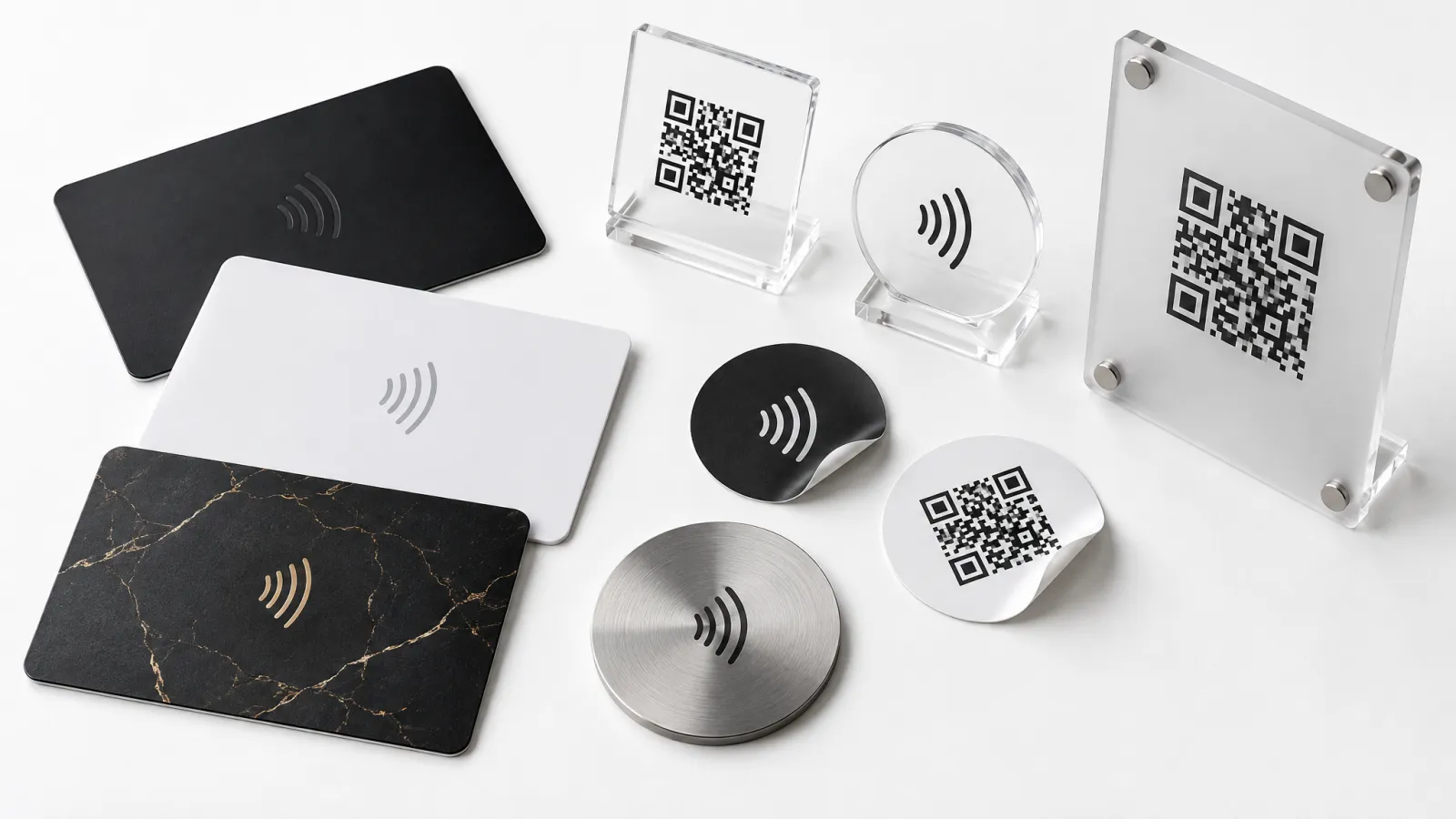 Individuell gefertigte QR- und NFC-Produkte von empfehlio