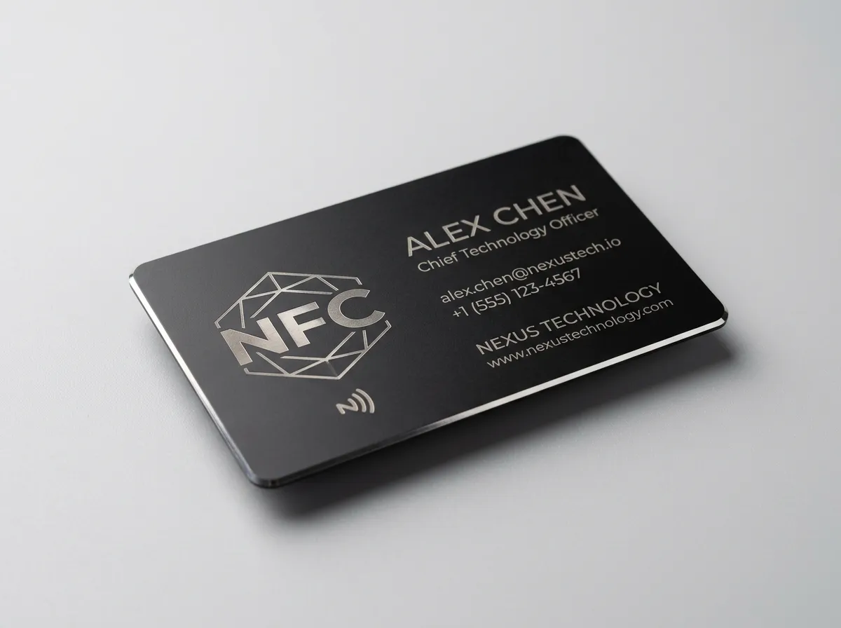 NFC-Metallkarte in individuellem Design