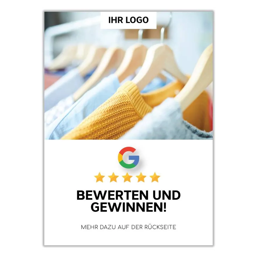 Google Bewertungskarte Gewinnspiel – Ansicht 2