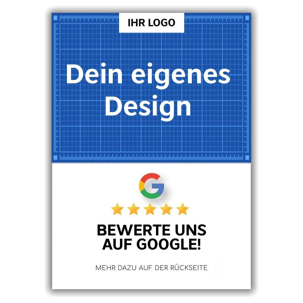 Bewerten Sie uns auf Google Karte Eigenes Design