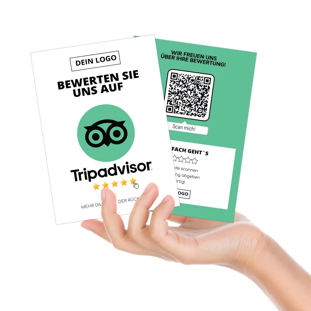 Bewerten Sie uns auf Tripadvisor Karten