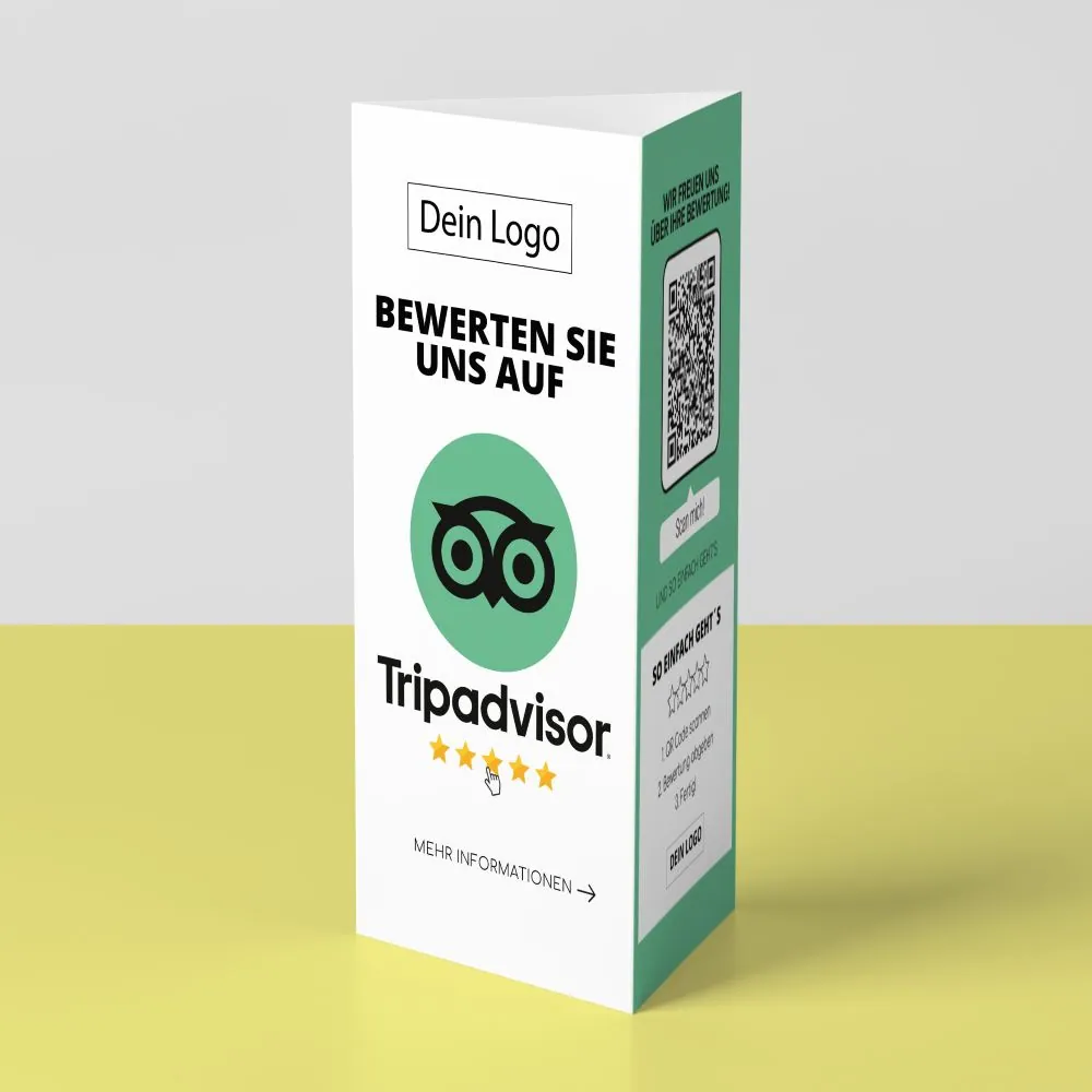 Tripadvisor Tischaufsteller Clean