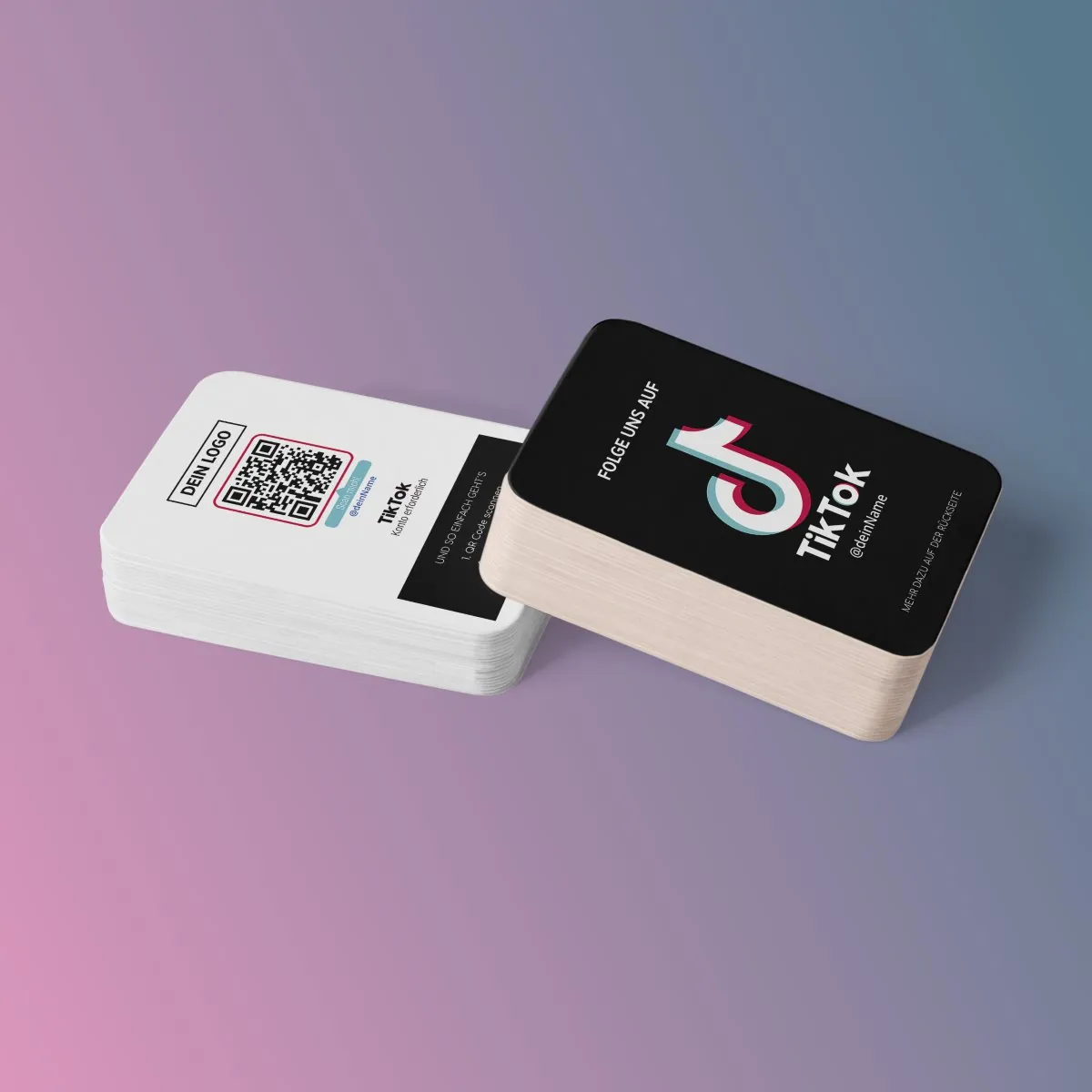TikTok QR- & NFC-Produkte von empfehlio