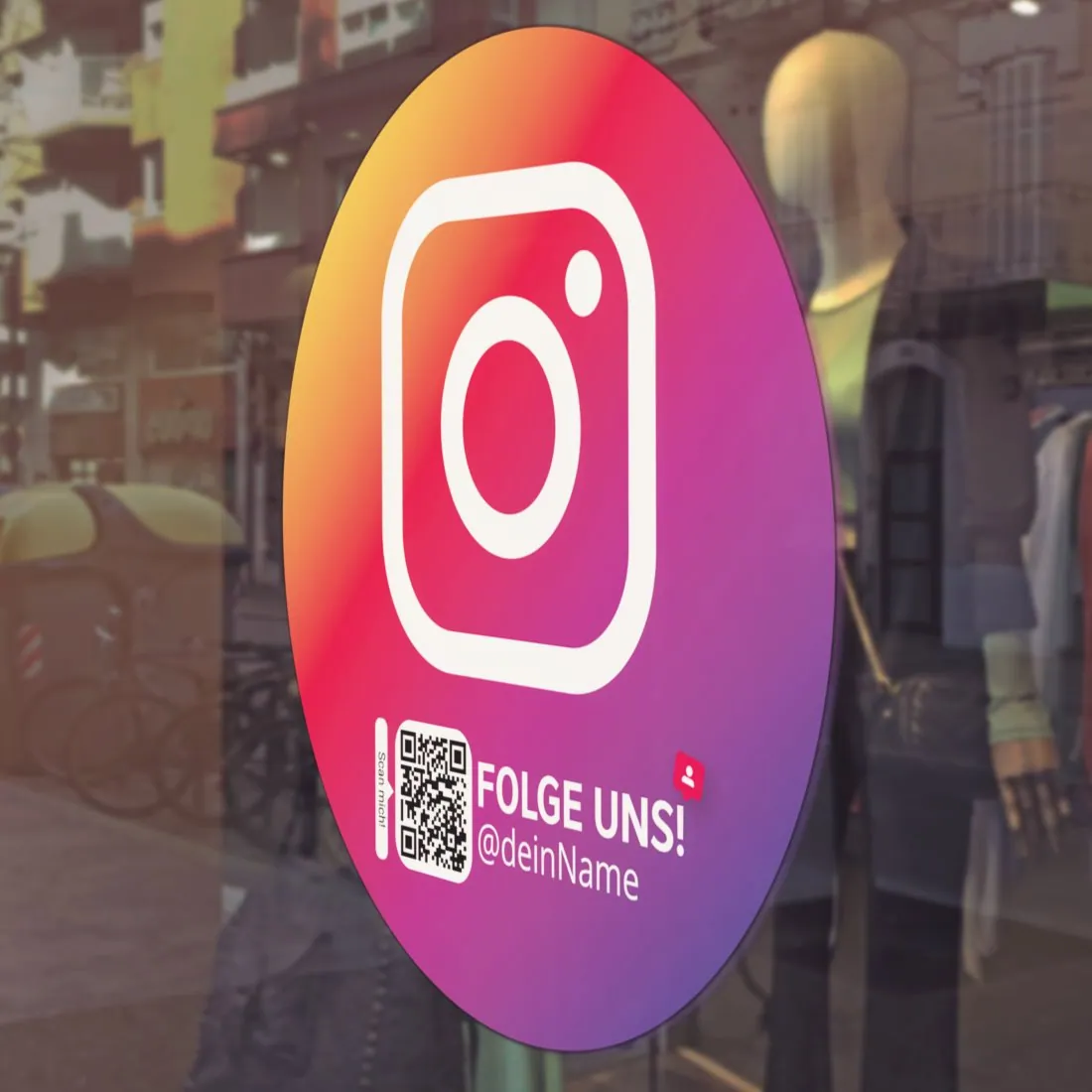 Instagram Aufkleber Icon Color