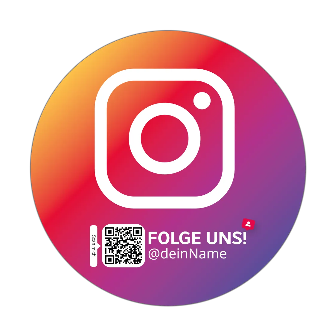 Instagram Aufkleber Icon Color – Ansicht 2