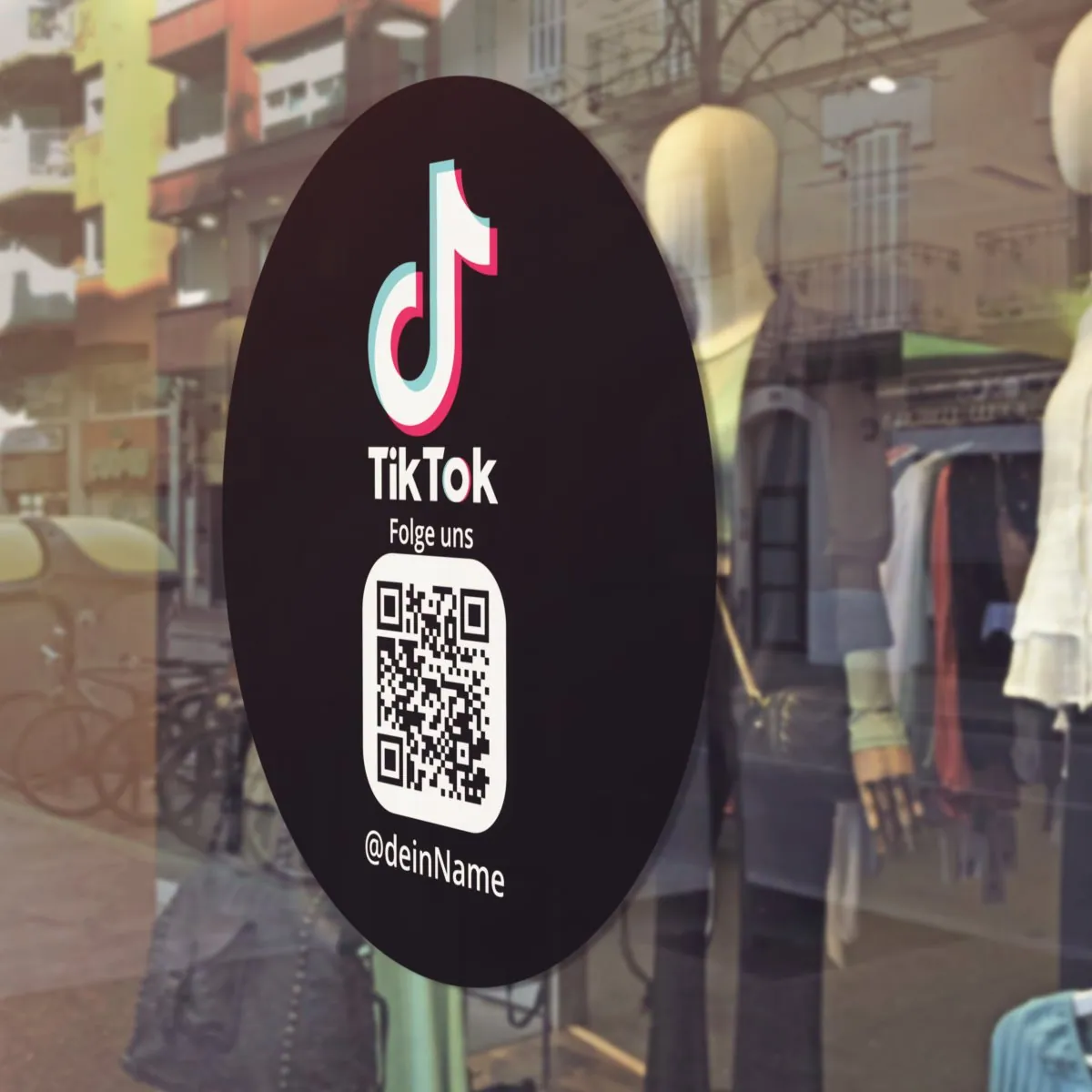 TikTok Aufkleber „Minimal“