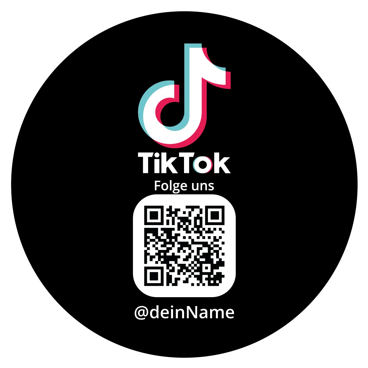 TikTok Aufkleber „Minimal“ – Ansicht 2