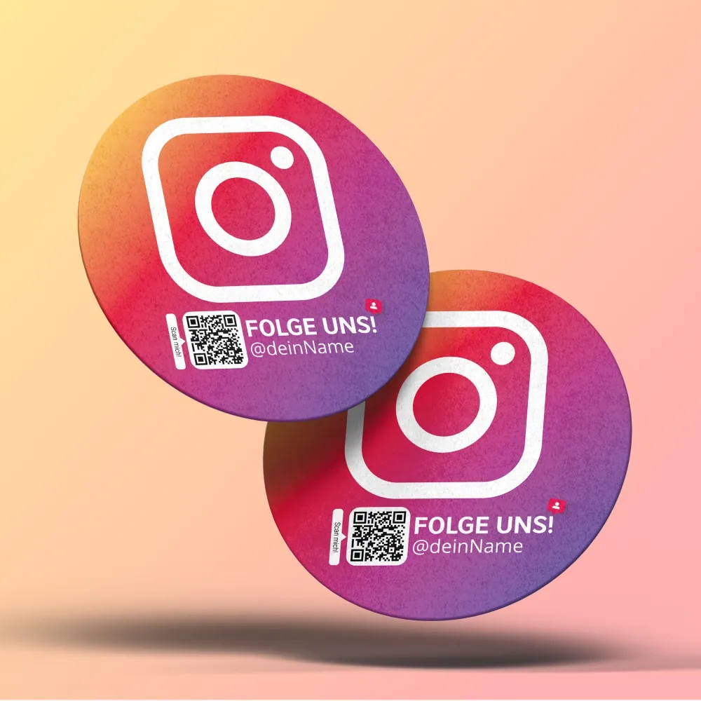Instagram Bierdeckel Color Icon