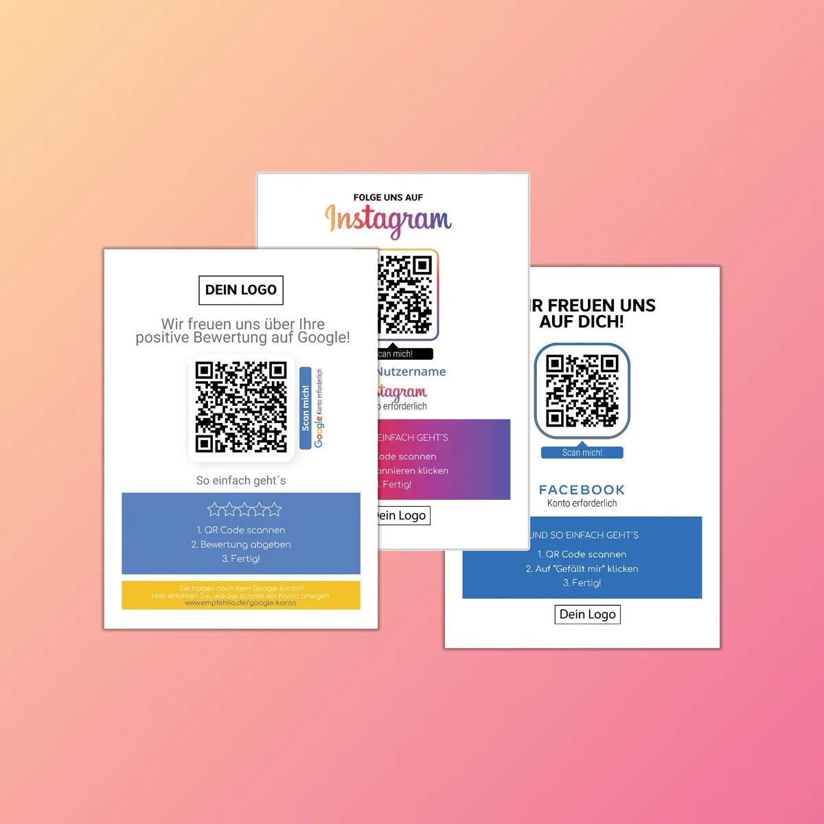 Social Media Karten Paket Essential – Ansicht 2