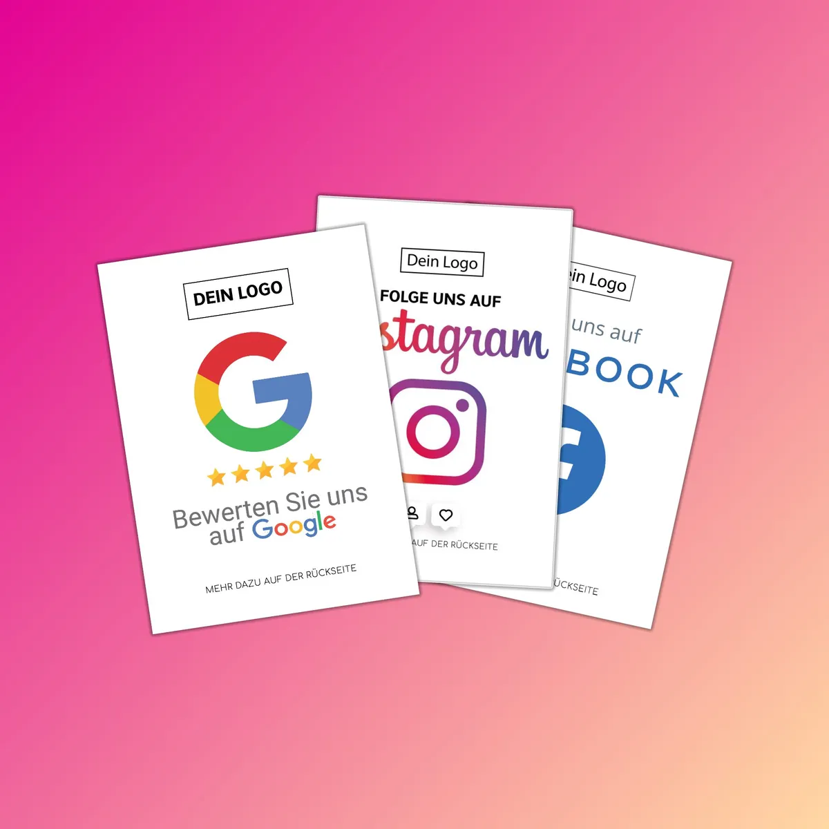 Social Media Karten Paket Essential
