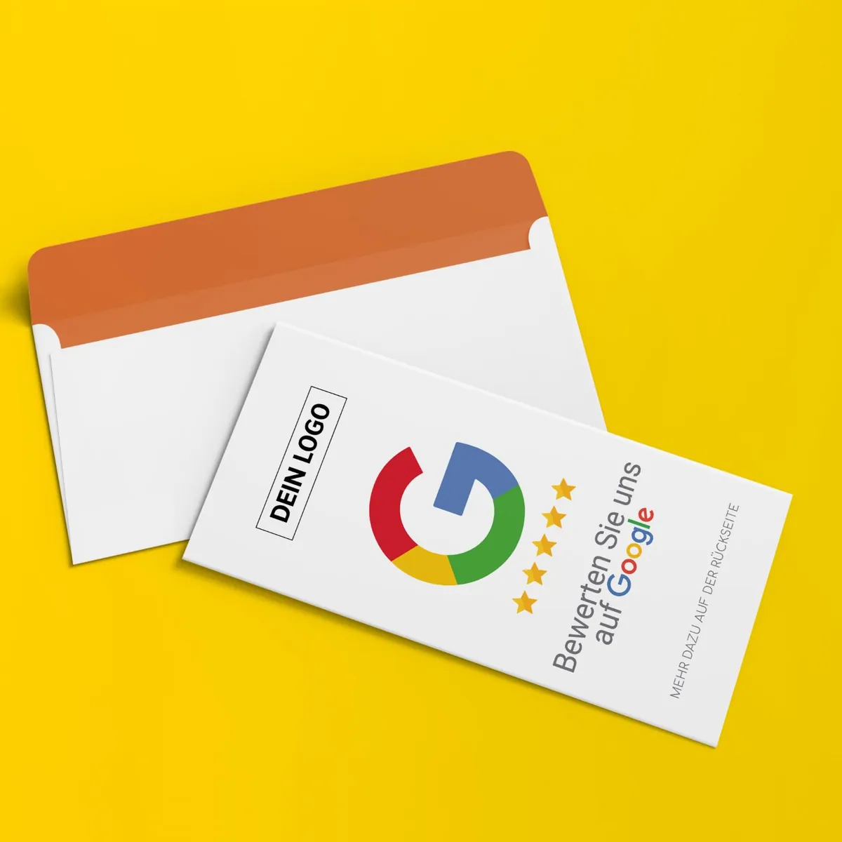 Bewerten Sie uns auf Google Karte DIN lang
