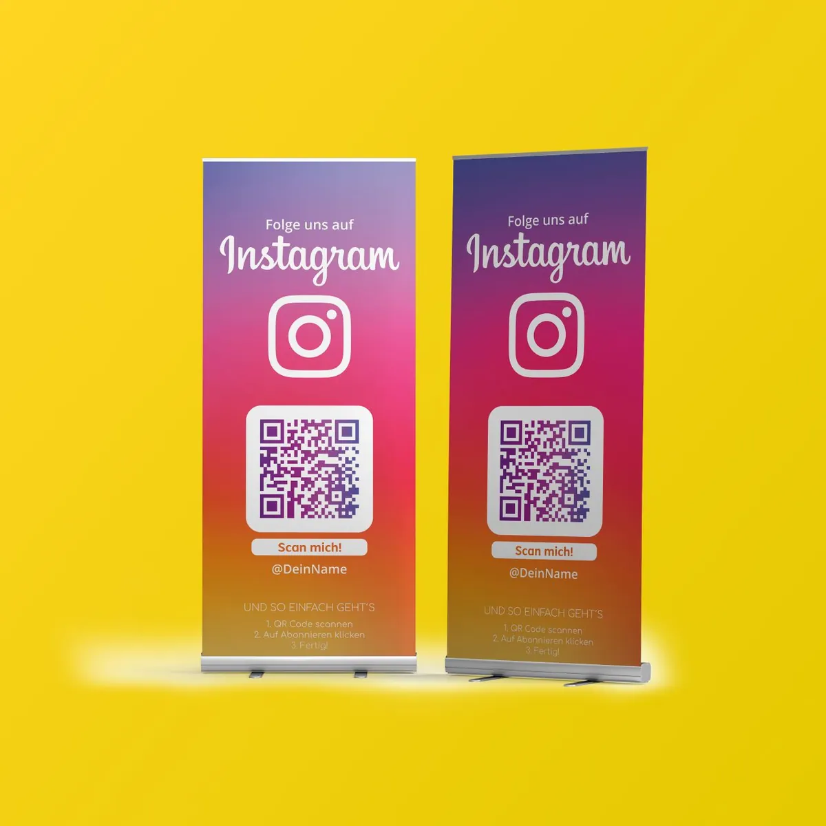 Instagram Roll Up Banner Color – Ansicht 2