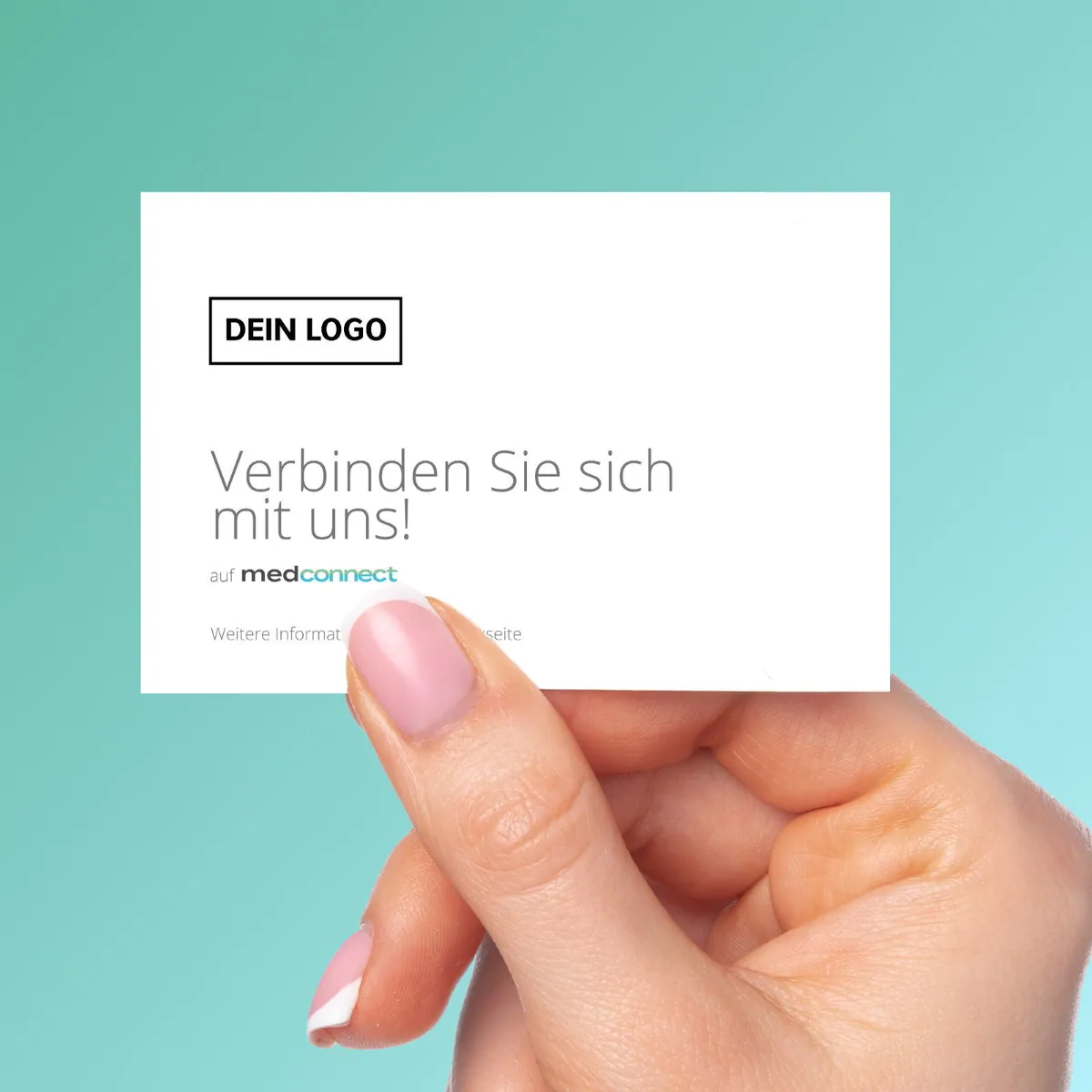 medconnect QR Code Visitenkarte – Ansicht 2
