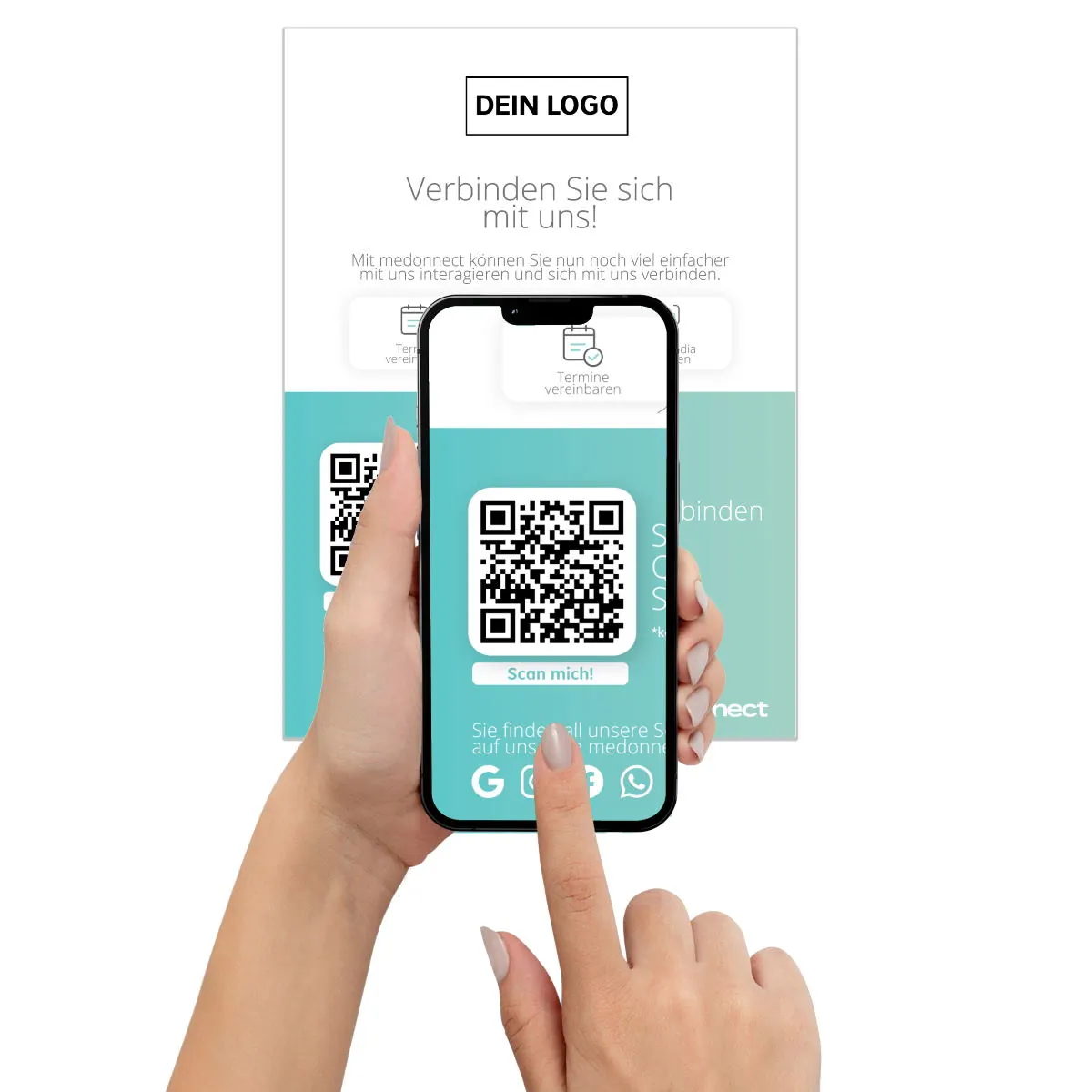 medconnect QR Code Sticker