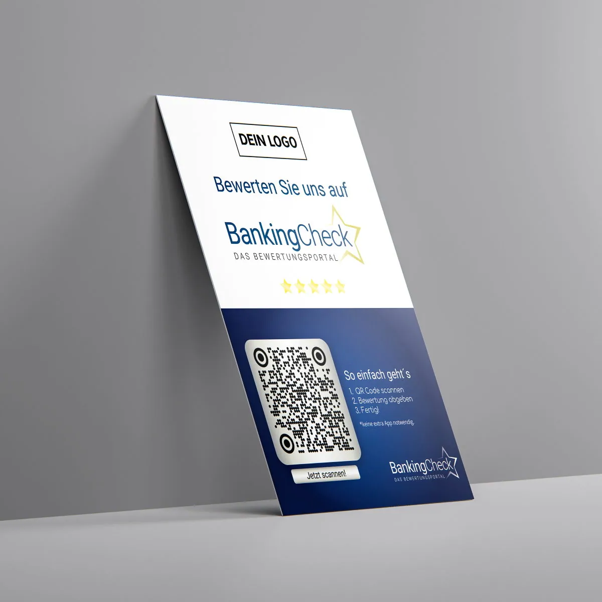 Bewerten Sie uns auf BankingCheck Karte Blue – Ansicht 2