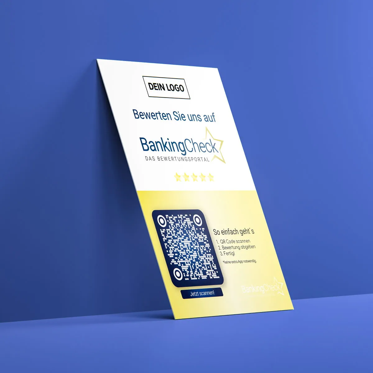 Bewerten Sie uns auf BankingCheck Karte Silver