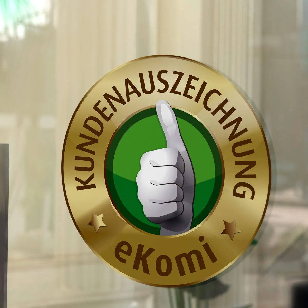 eKomi Vertrauens-Siegel Sticker – Ansicht 2