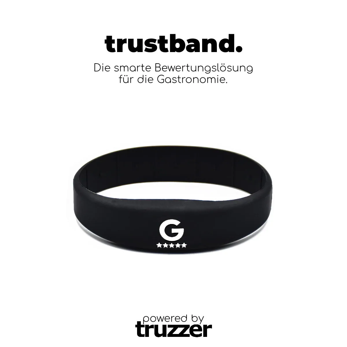 trustband. – Google Bewertung NFC Armband – Ansicht 2