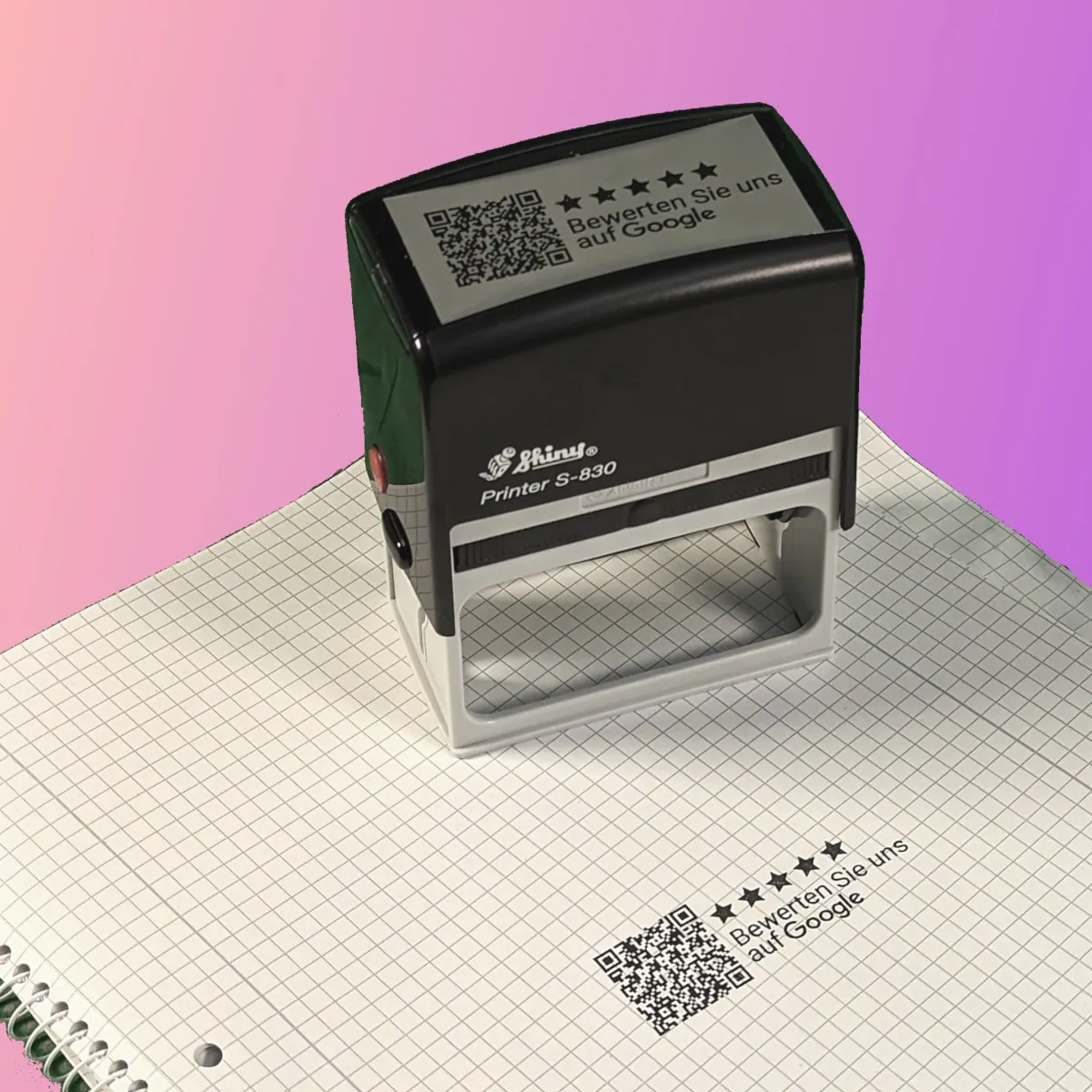 Google Bewertung QR Code Stempel – Ansicht 2