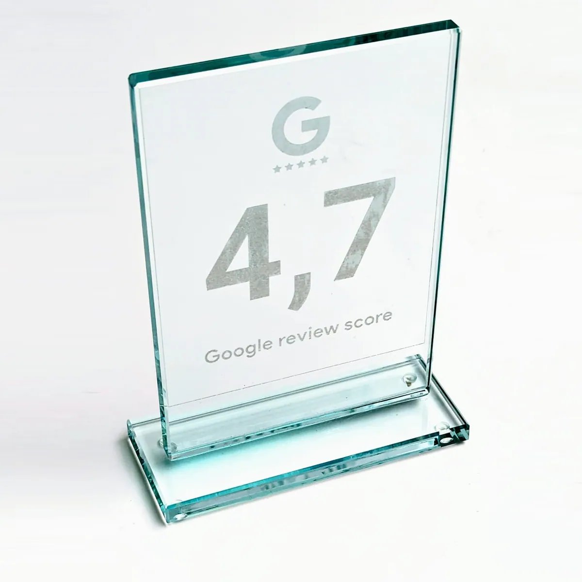 Google Trust Aufsteller / Trophäe – Ansicht 2