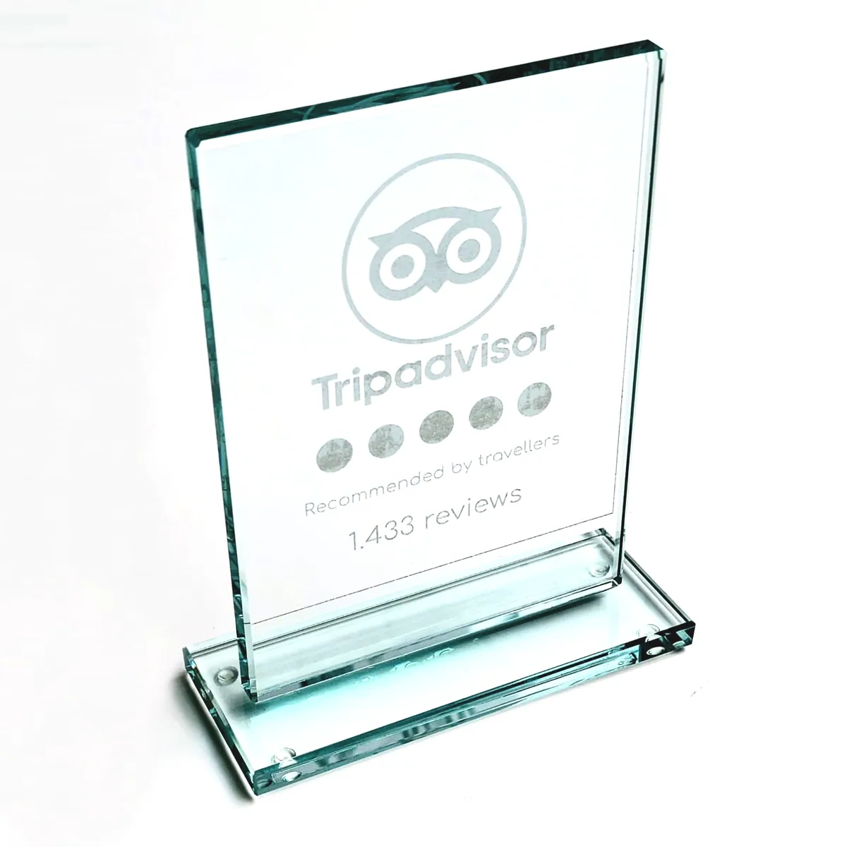 TripAdvisor Trust Aufsteller / Trophäe – Ansicht 2
