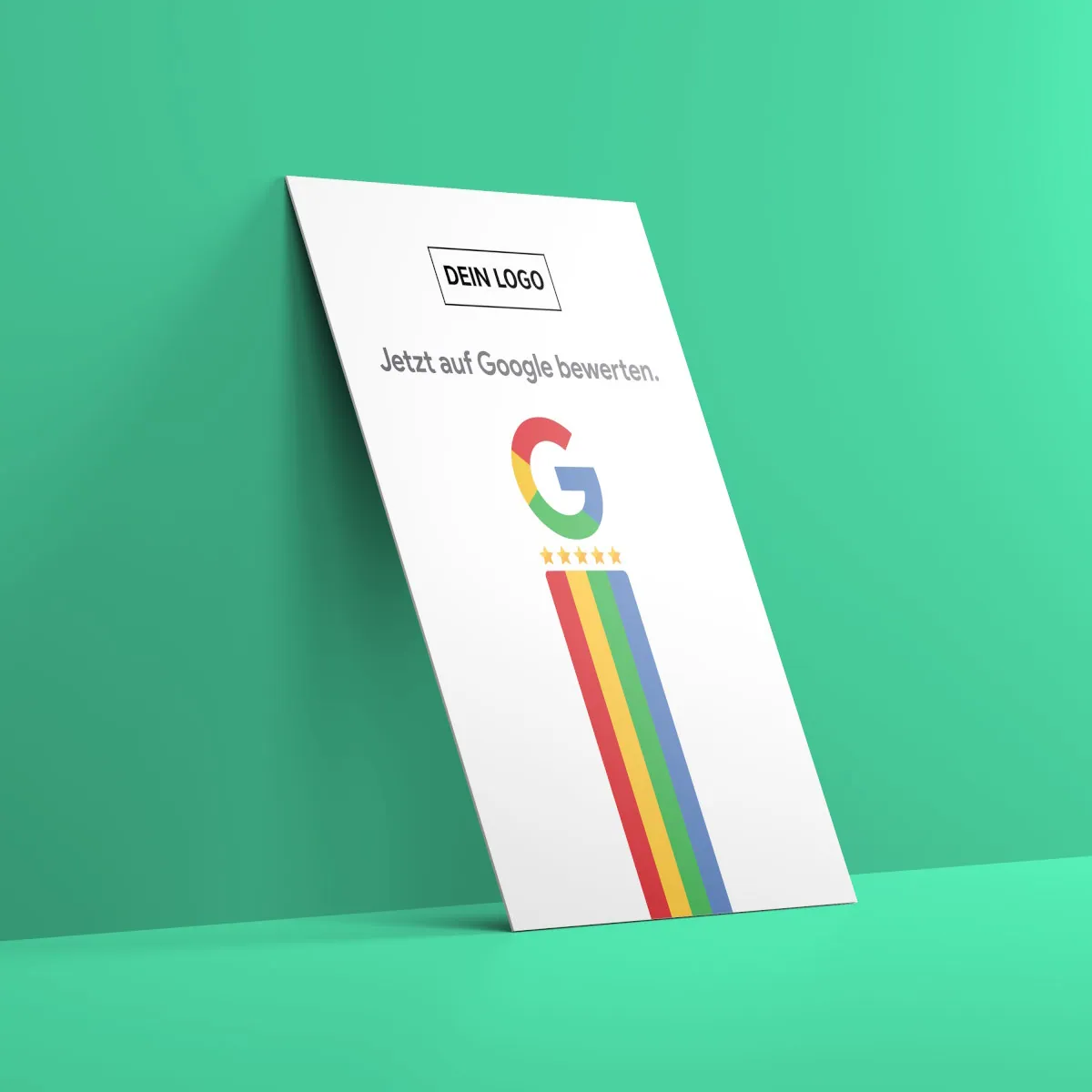 Bewerten Sie uns auf Google Karte „Stripe“ Edition