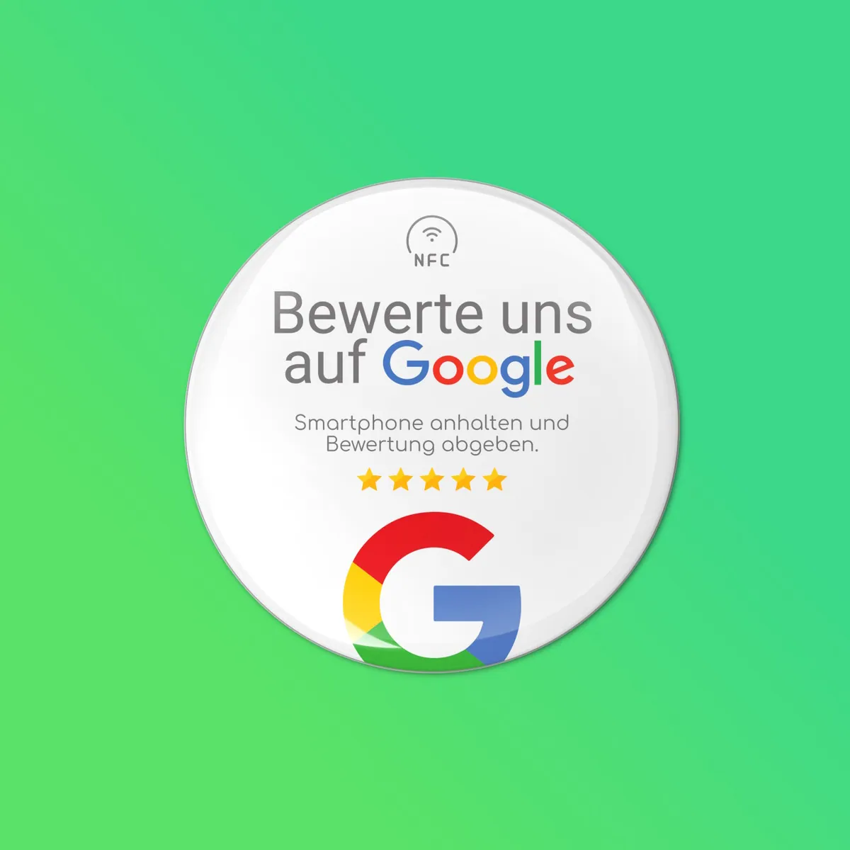 Google Bewertung NFC Tag Action Button – Ansicht 2