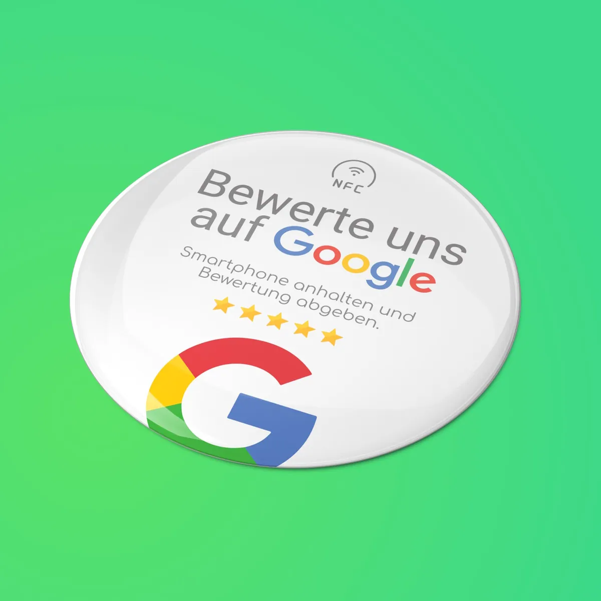 Google Bewertung NFC Tag Action Button