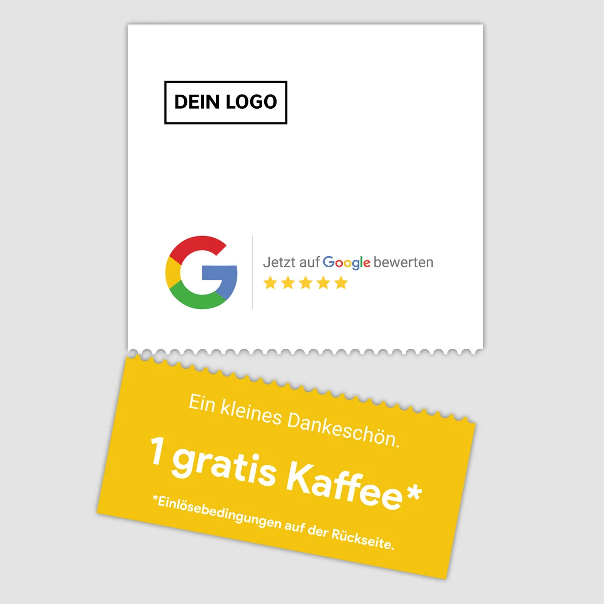 Google Bewertung Karte „Bonus“