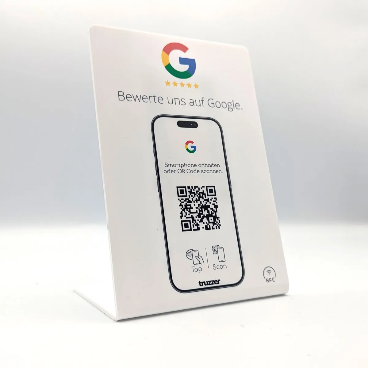 Google Bewertung NFC Schild Aufsteller / Display Tap – 16cm