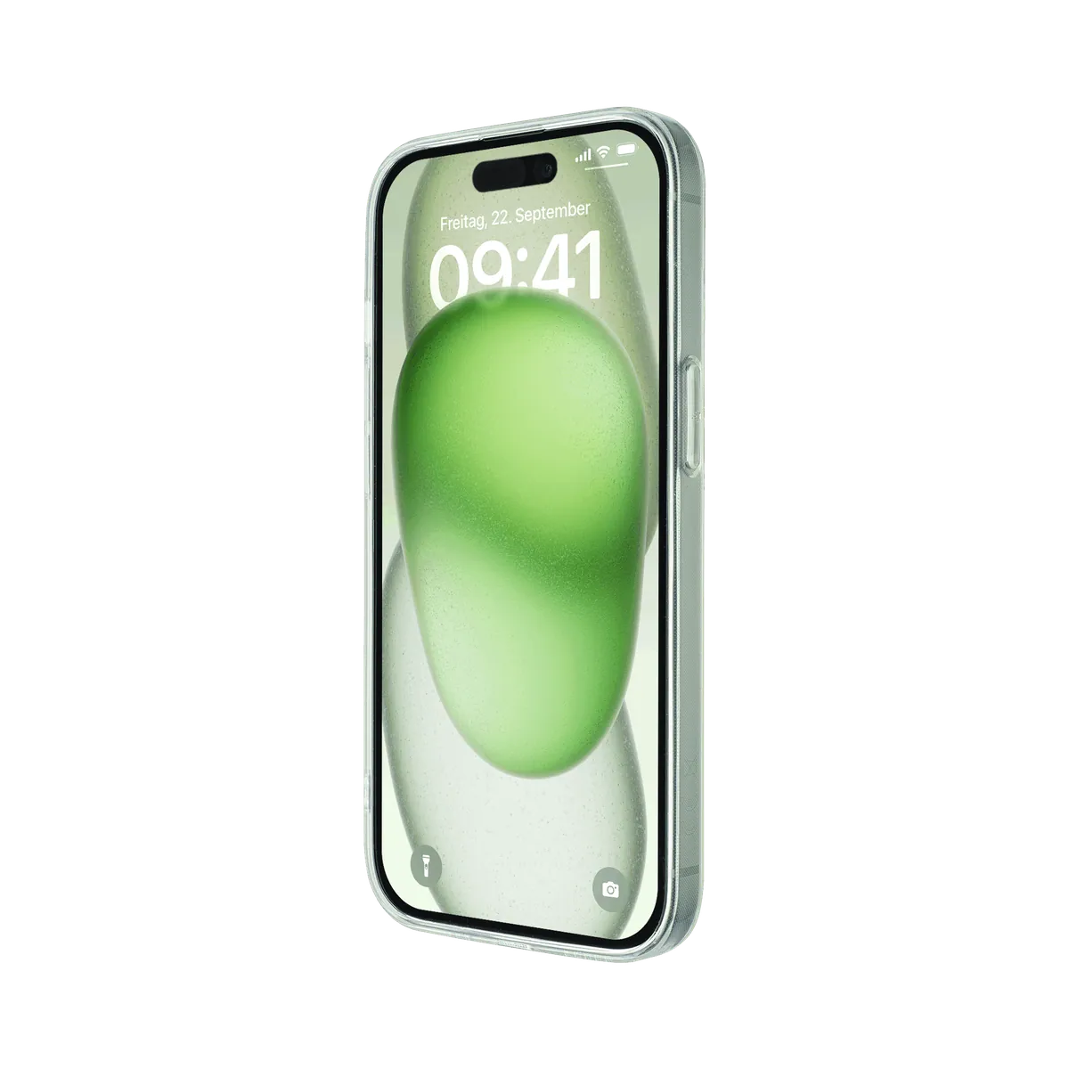 iPhone 16 Handyhülle „NoCase“ inkl. Smart NFC Button
