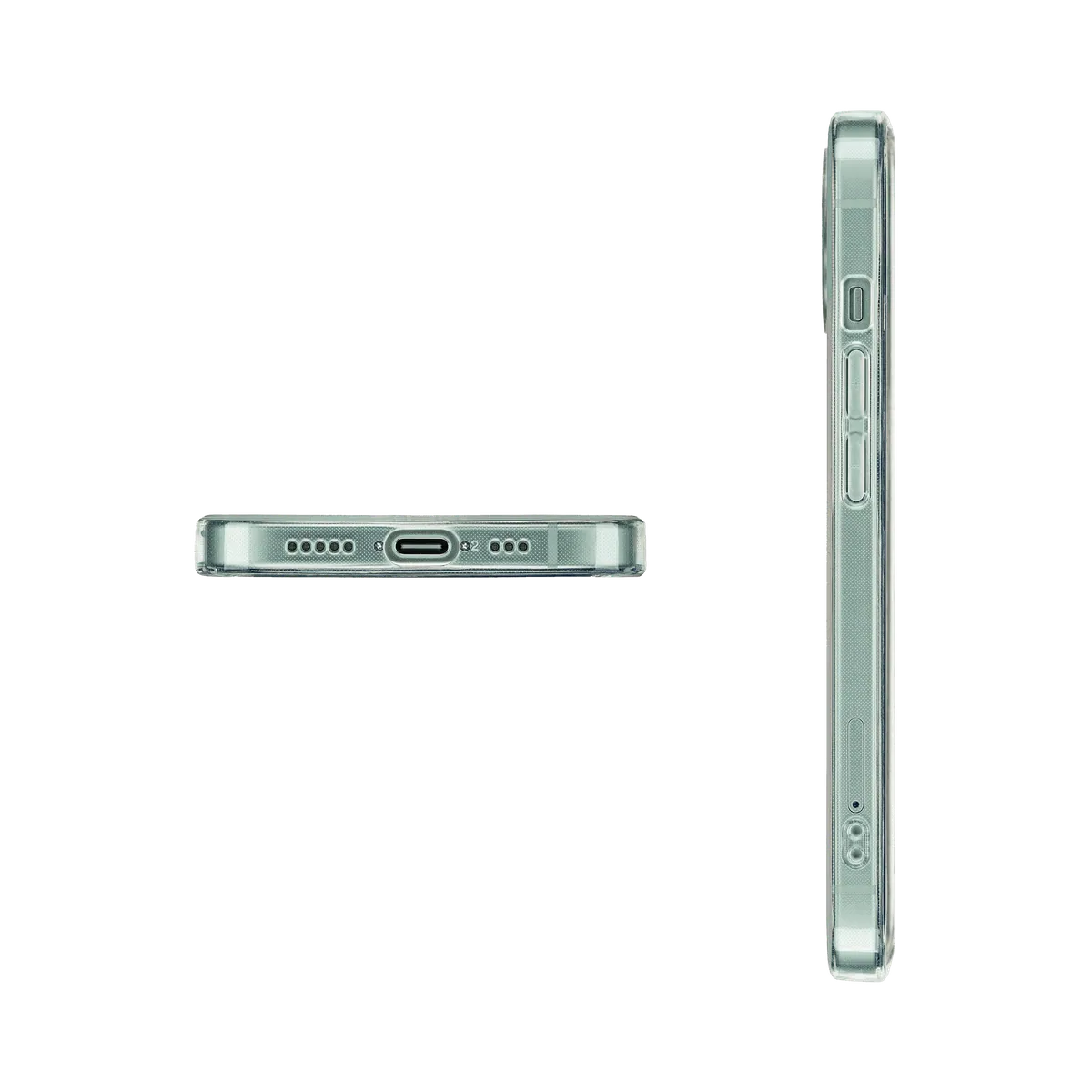 iPhone 16 Handyhülle „NoCase“ inkl. Smart NFC Button