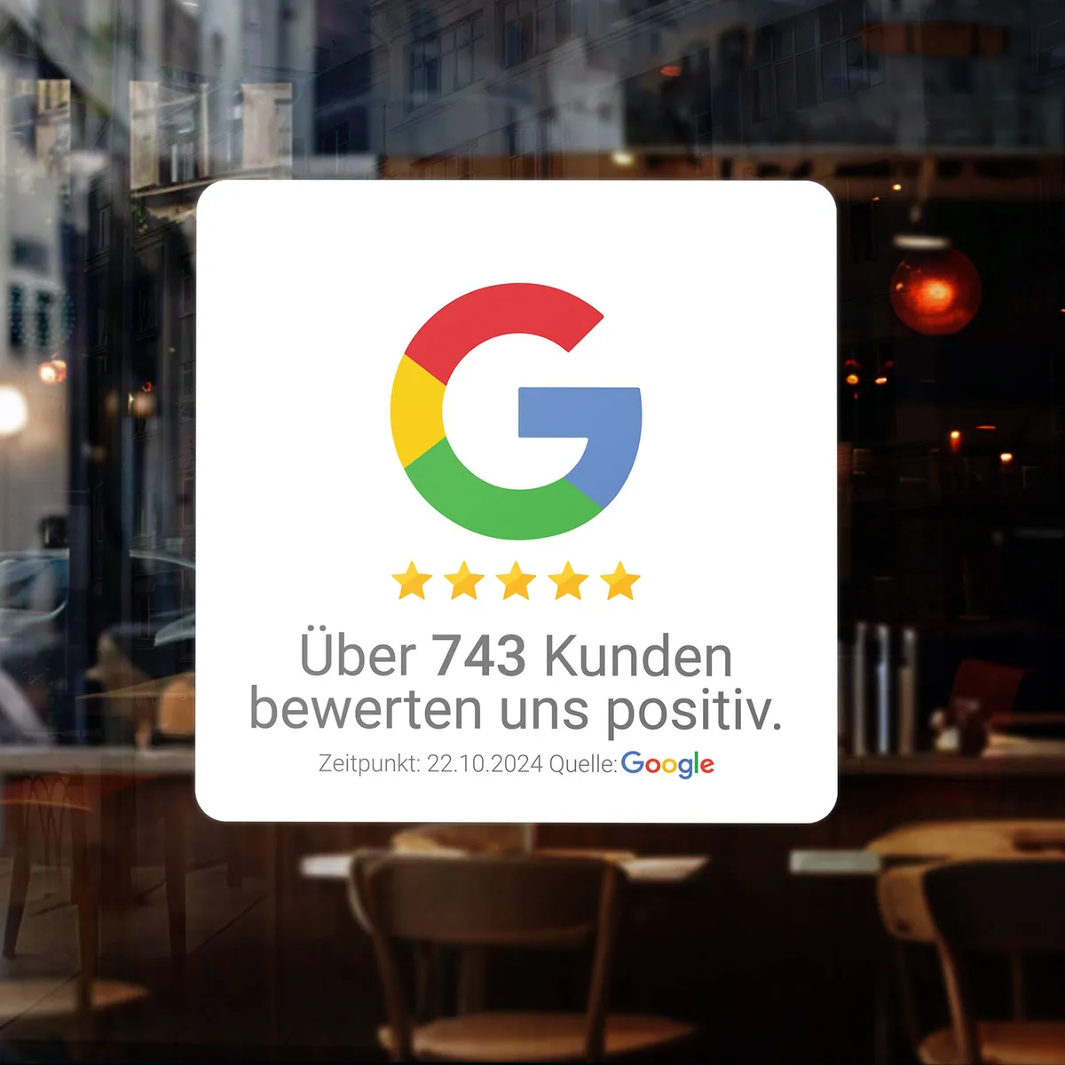Google Trust Aufkleber