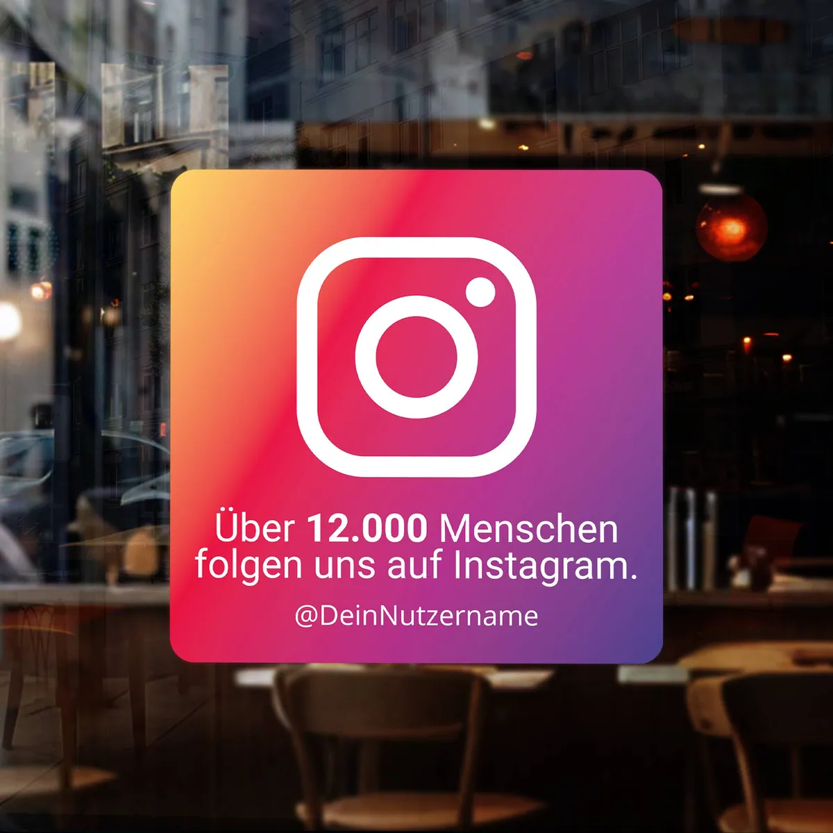 Instagram Followeranzahl Trust Sticker