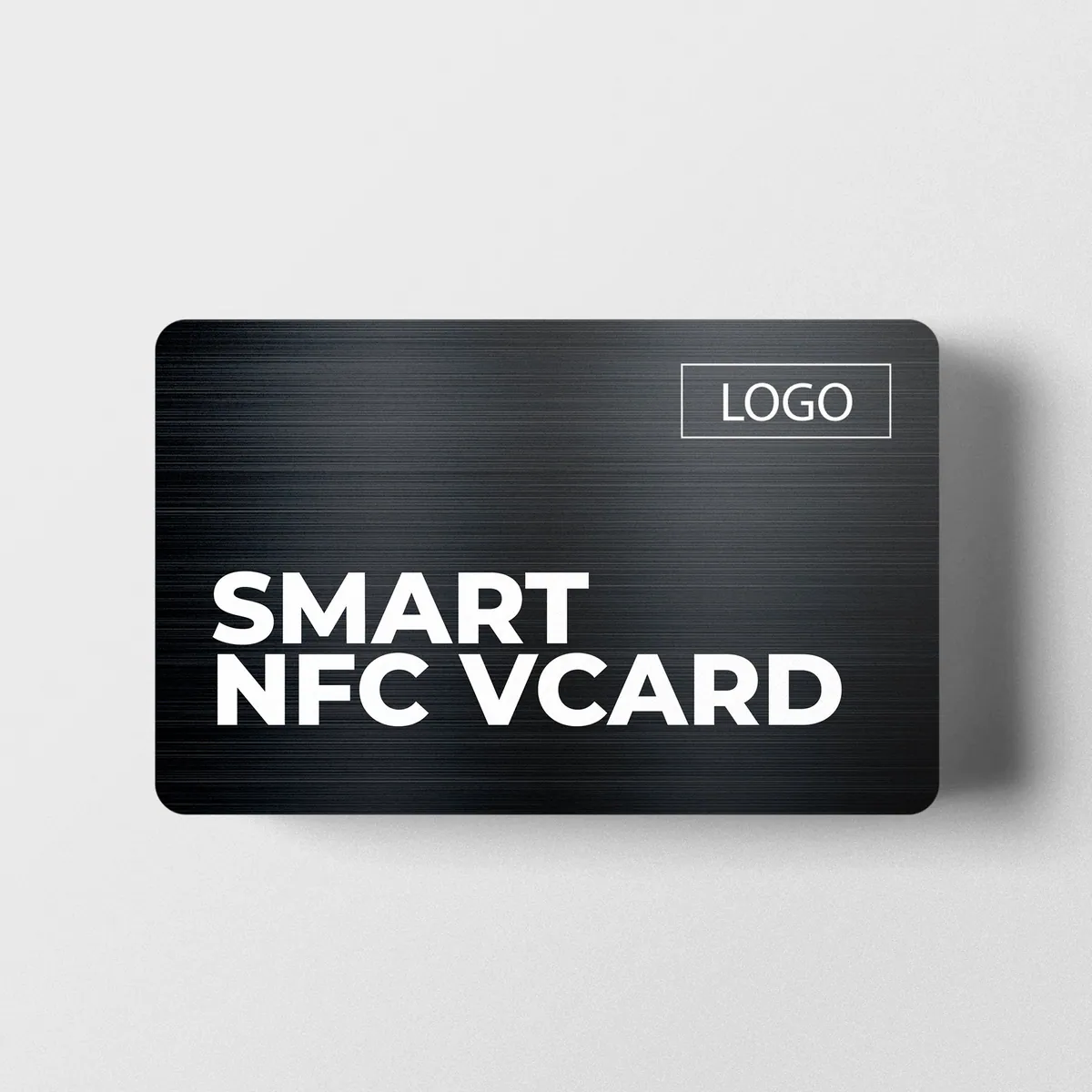 Smart NFC VCard Metall Visitenkarte Black