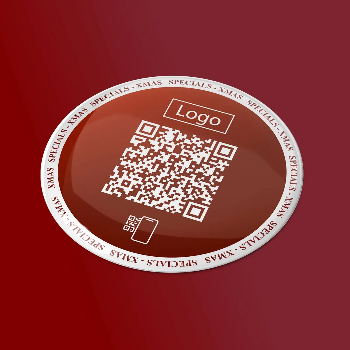 XMAS Special QR Code Button