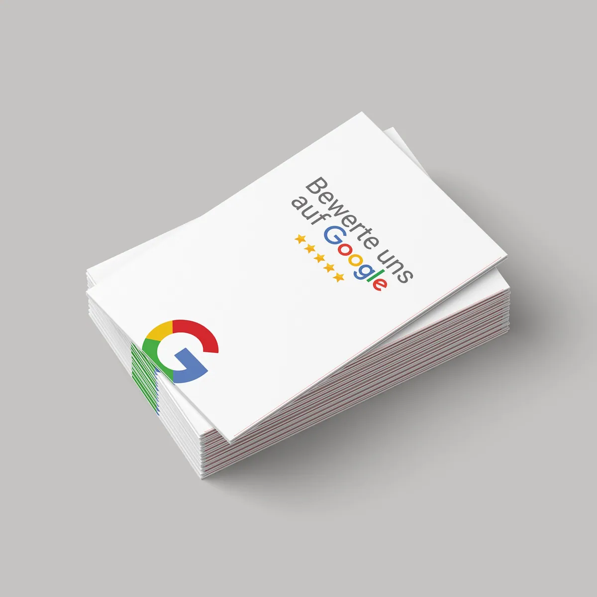 Google Bewertung QR Code Visitenkarte Standard