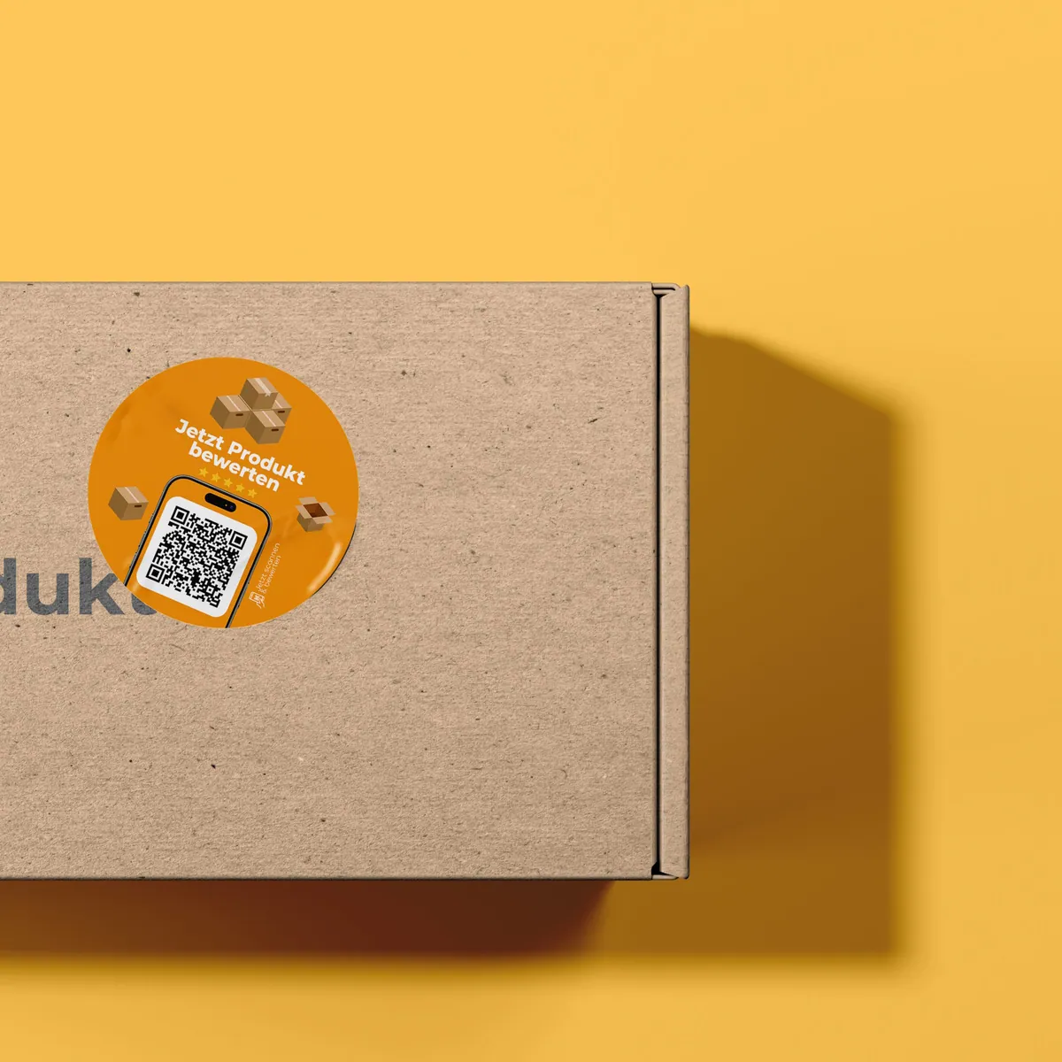 QR Code Bewertung Aufkleber Etiketten Rolle für amazon Bewertungen