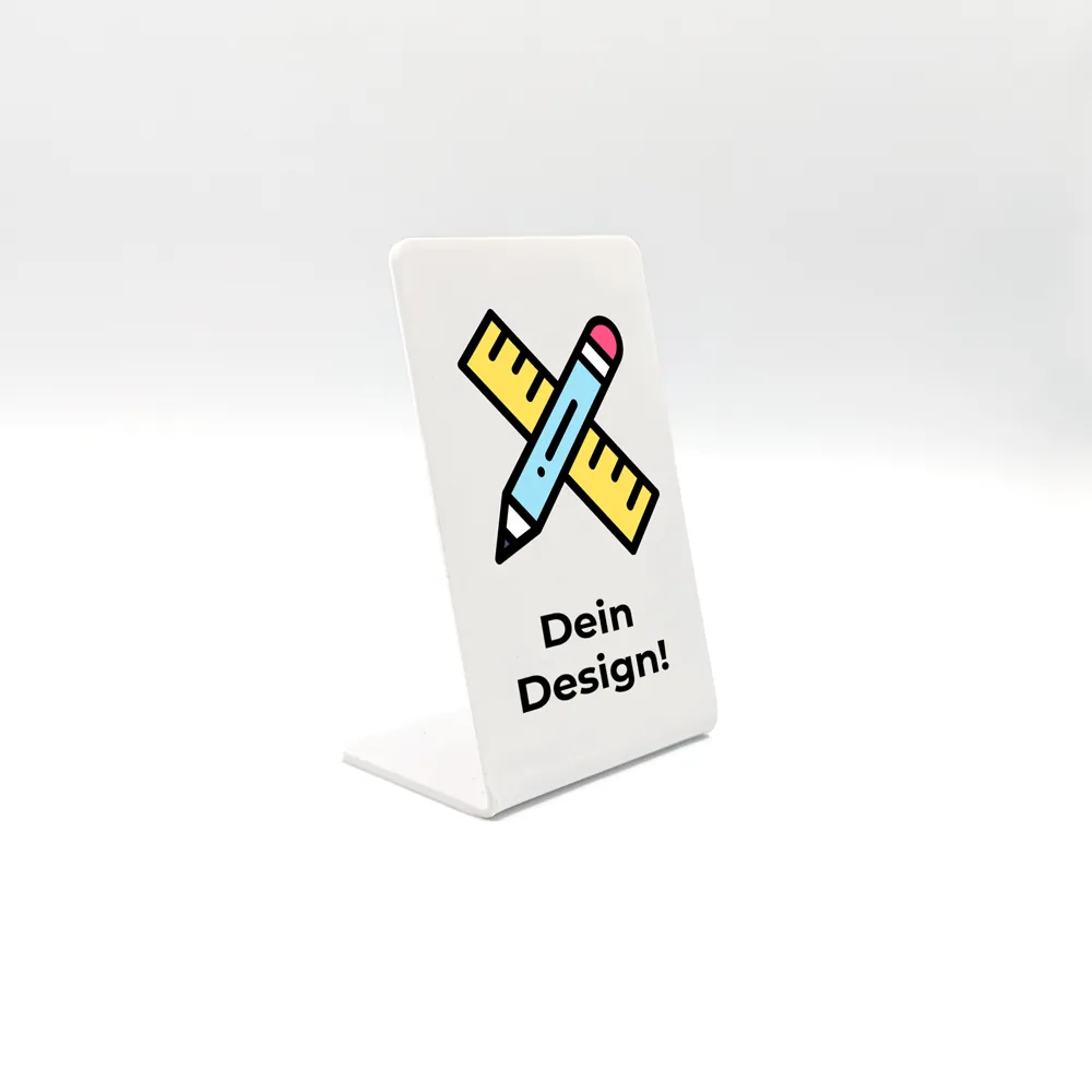 Individuelle NFC Aufsteller – mit eigenem Design & custom Link