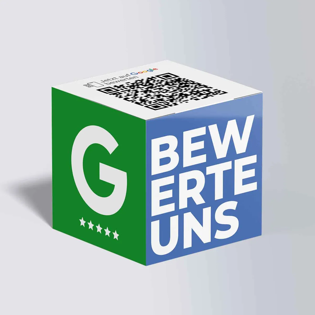 Google Bewertung QR Code Box Color – Ansicht 2