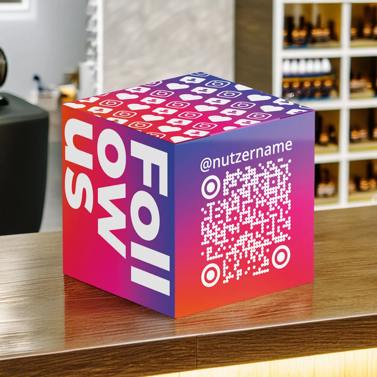 Instagram Follower Marketing QR Code Box – Ansicht 2
