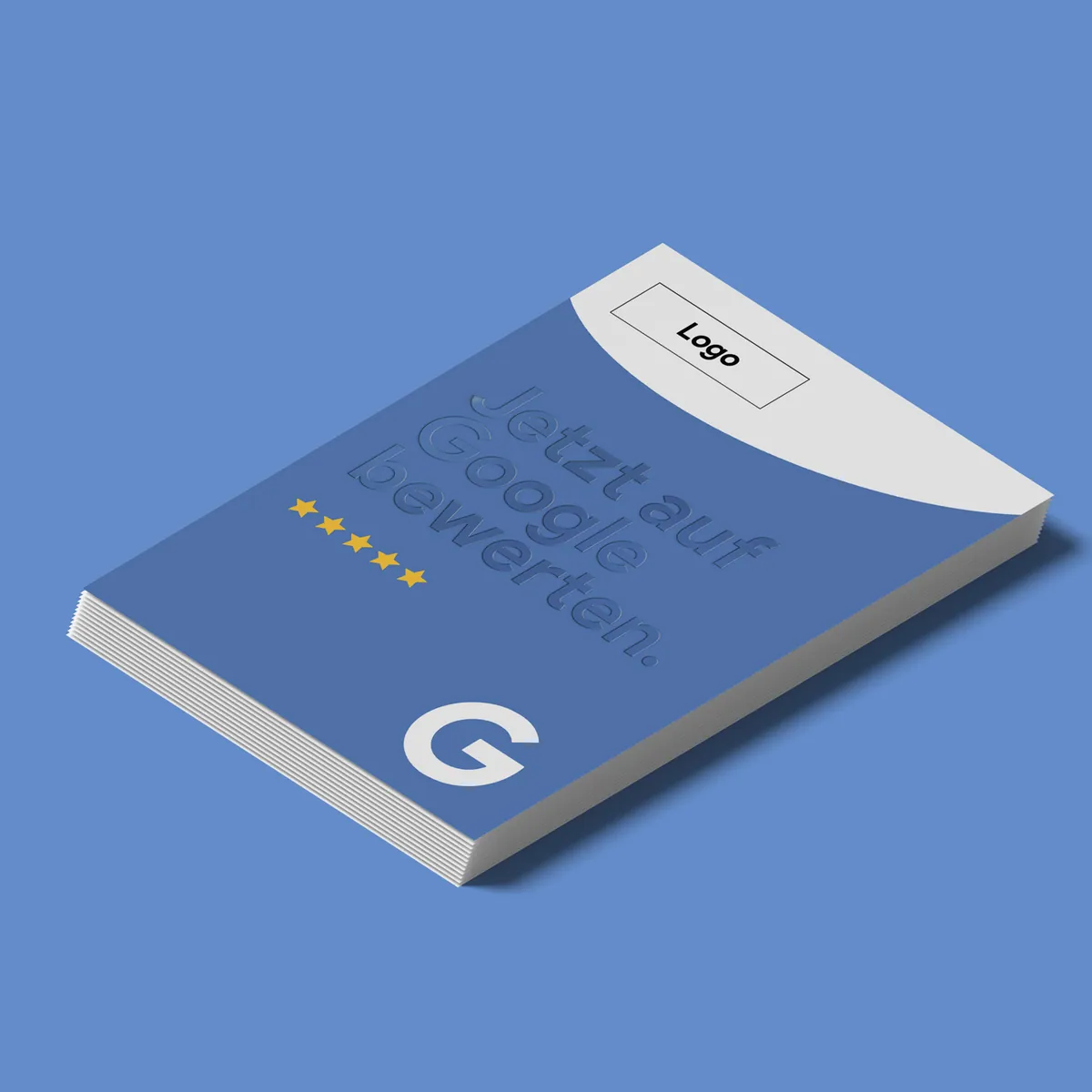 Bewerten Sie uns auf Google Karte "Blue" mit exklusivem UV Lack