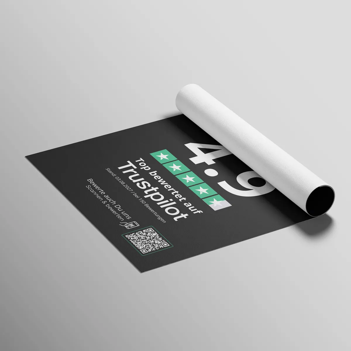 Trustpilot Poster mit QR-Code – mehr authentische Bewertungen für Dein Unternehmen