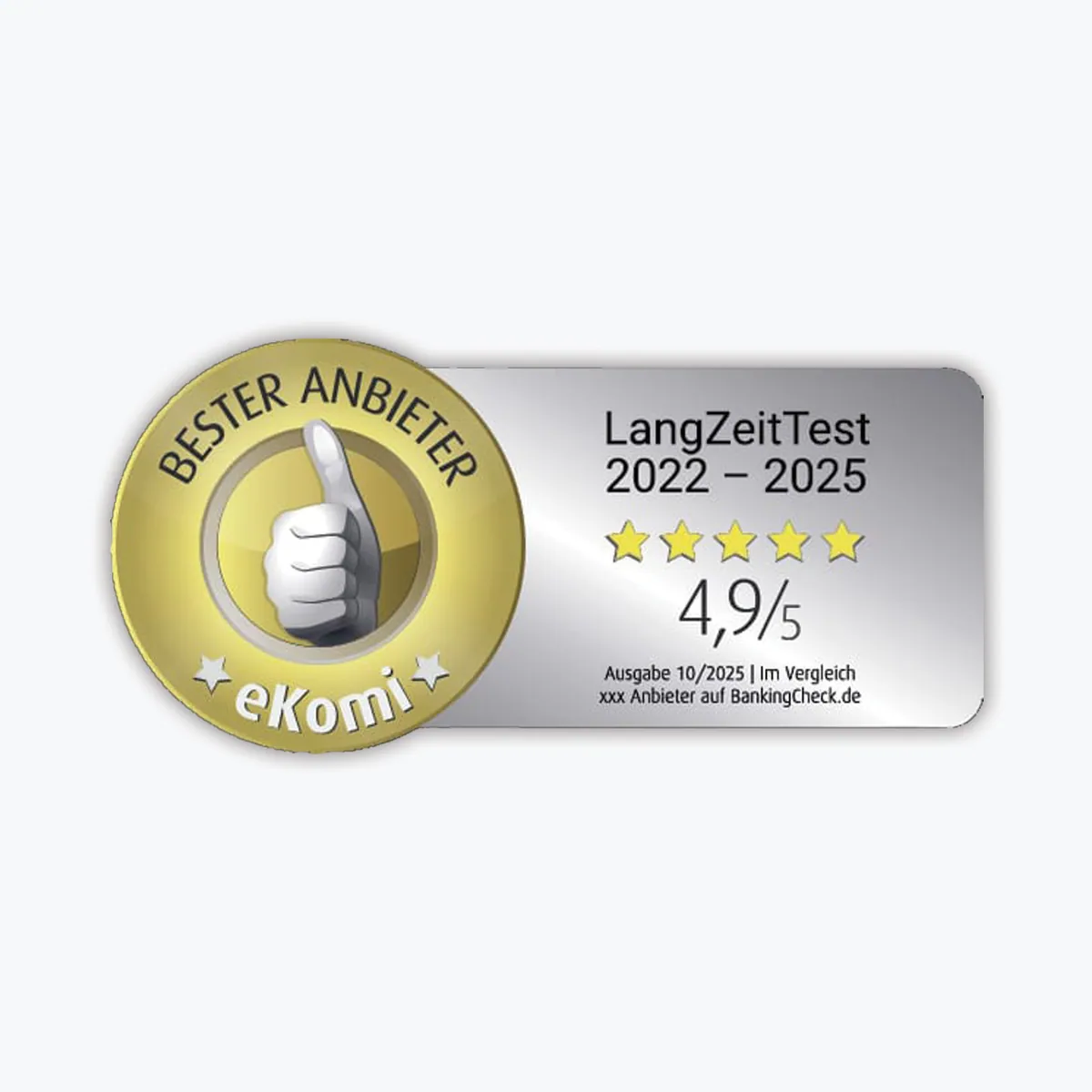 BankingCheck Testsiegel [Digital]