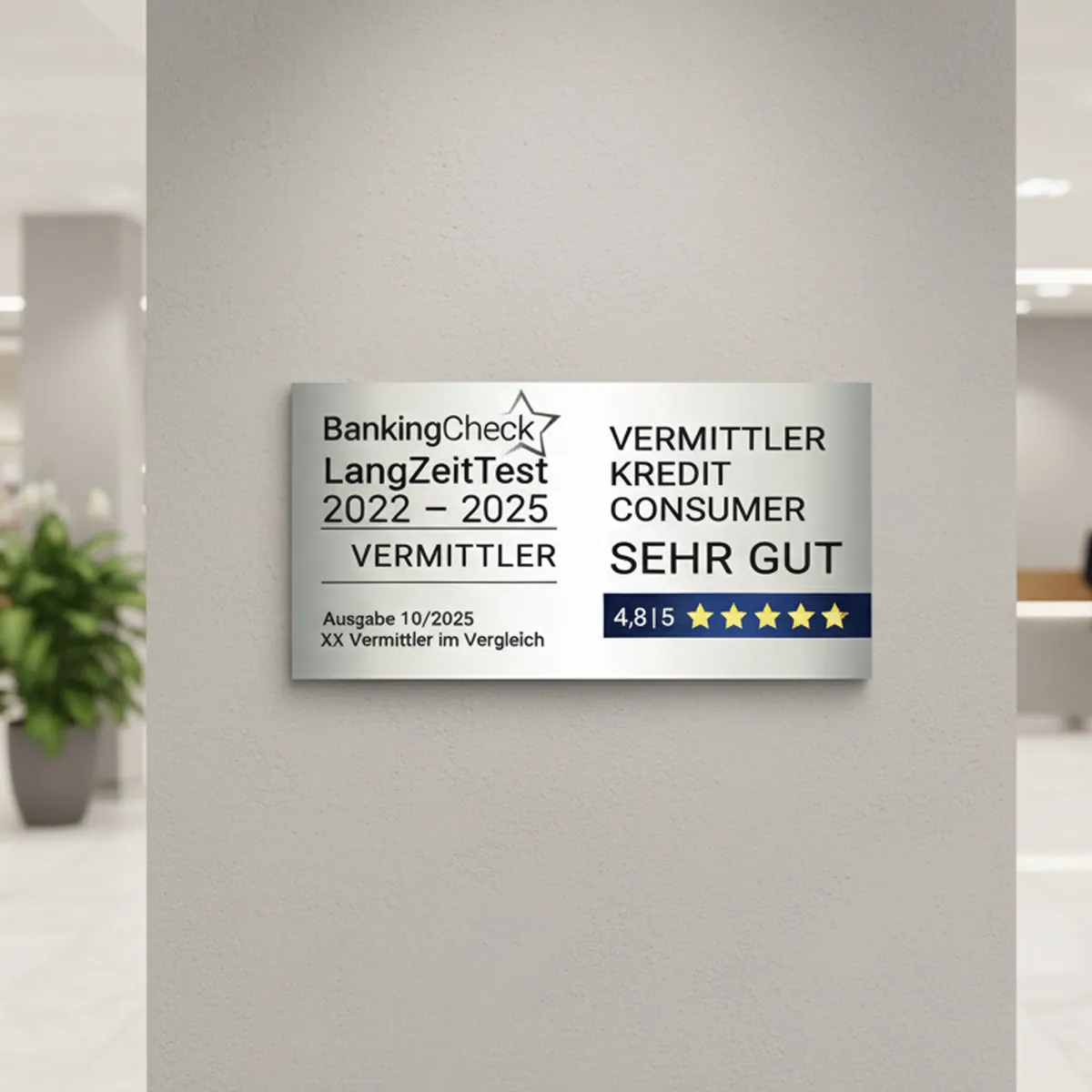 BankingCheck Testsiegel [Digital] – Ansicht 2