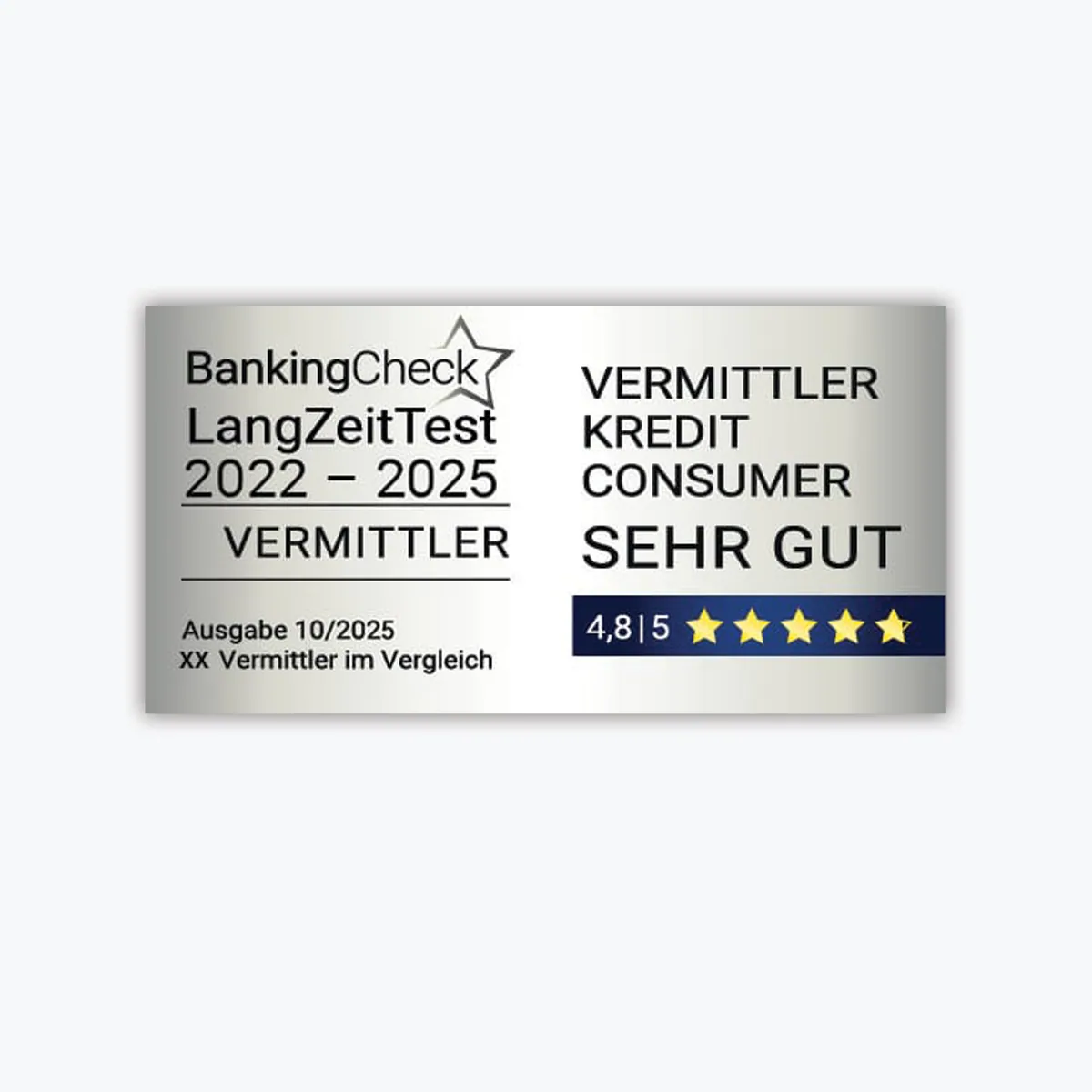 BankingCheck Testsiegel [Digital]