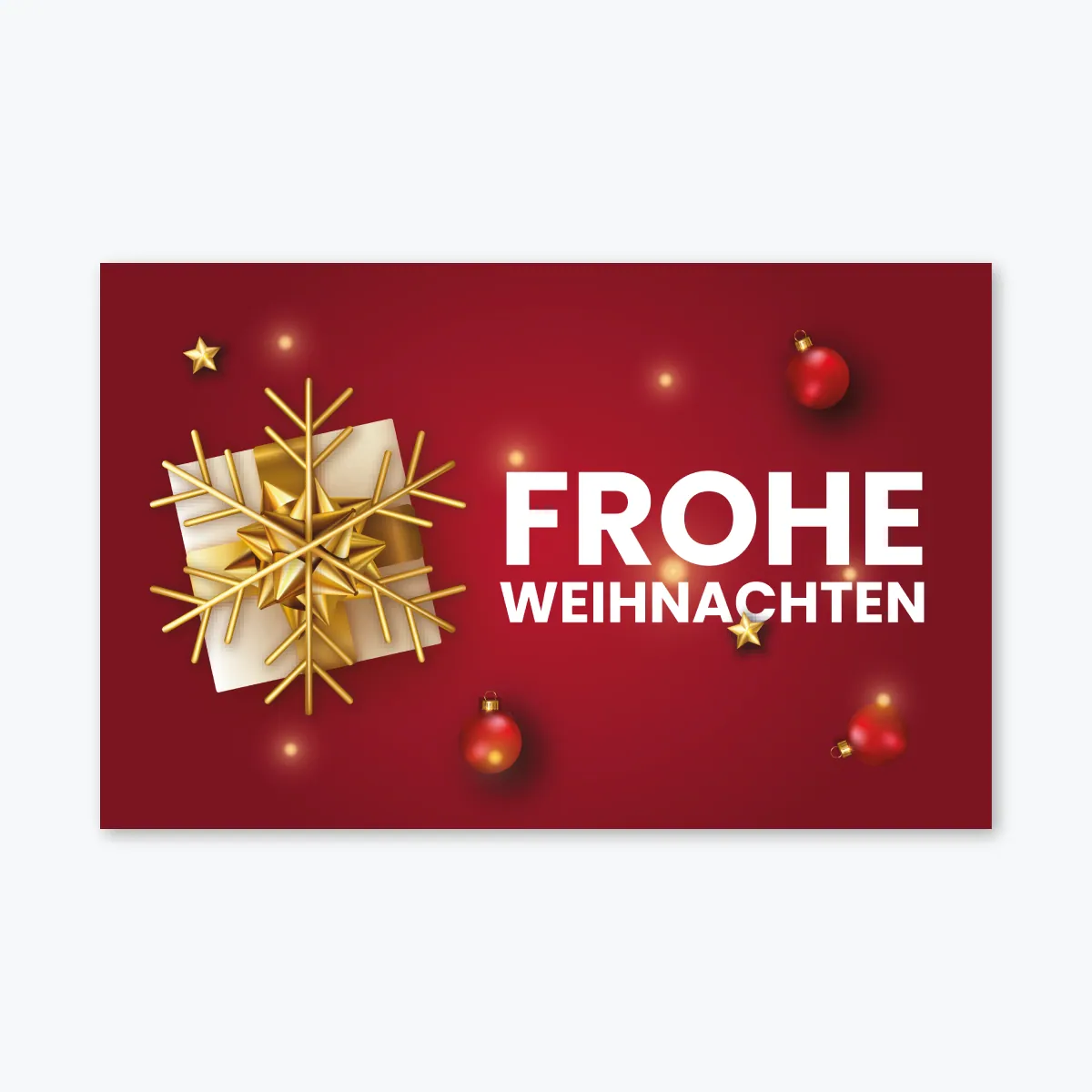 Google Bewertung Visitenkarte – Standard PRO XMAS Edition