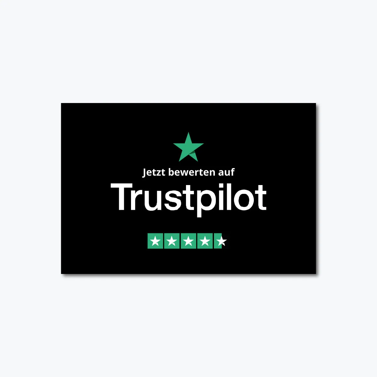 Trustpilot Bewertung QR Code Visitenkarte Standard