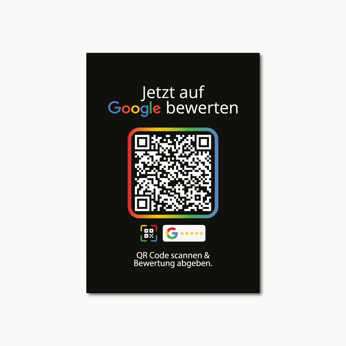 Bewerten Sie uns auf Google Karte Fresh Black – Ansicht 2